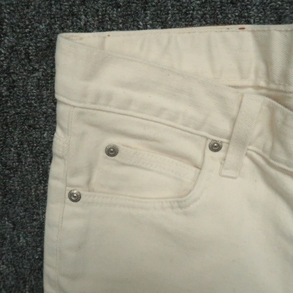 Naked & Famous Jeans Mens 30x33 Cream 5 Pocket Super Guy Natural Seed Denin - Picture 3 of 14